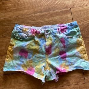 Judy Blue XL Tye Dye Jean Shorts